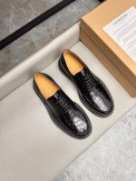 J.M.WESTON Black calfskin Leather Shoes-J.M.WESTON Man Business Leather Shoes